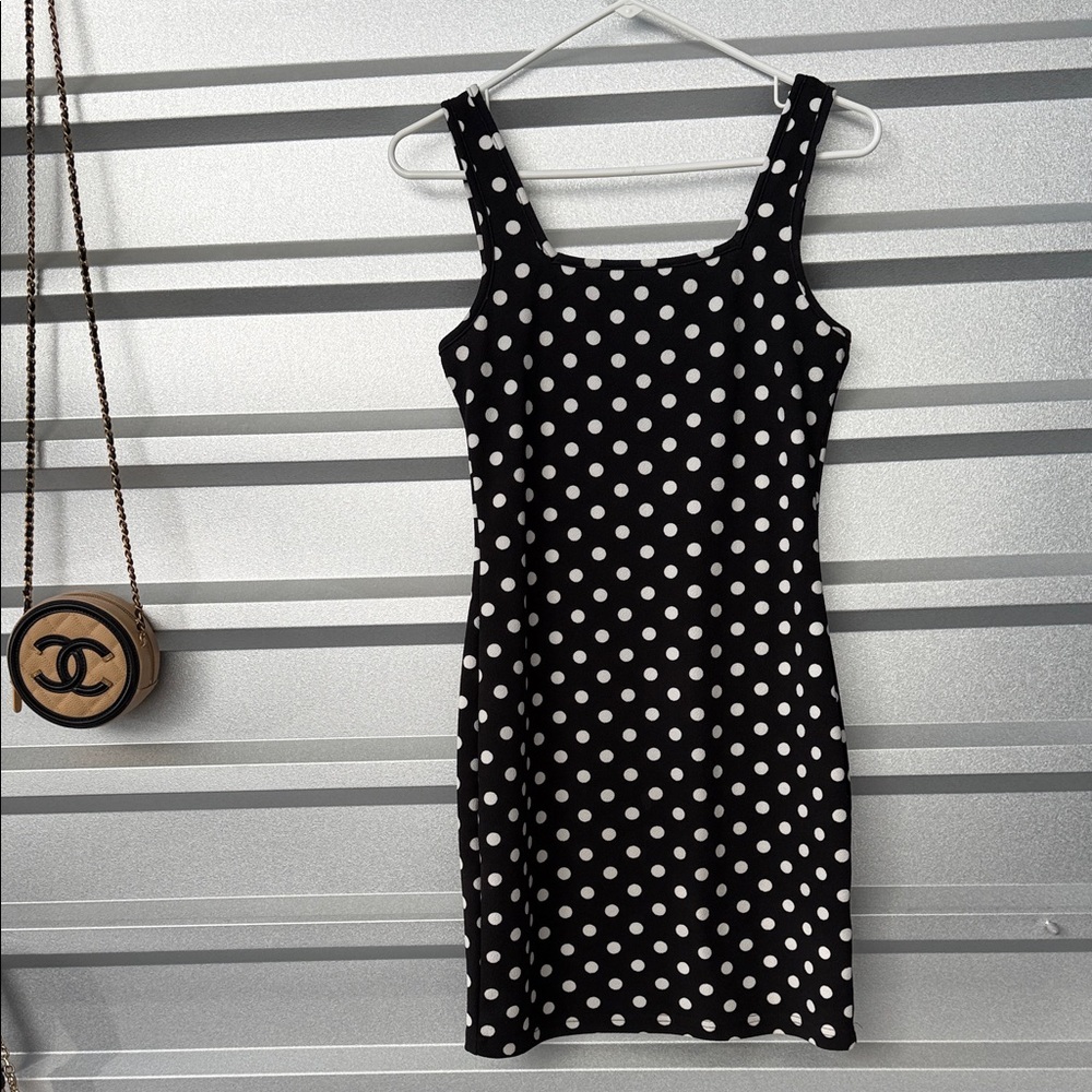 Polka Dot Sleeveless Dress